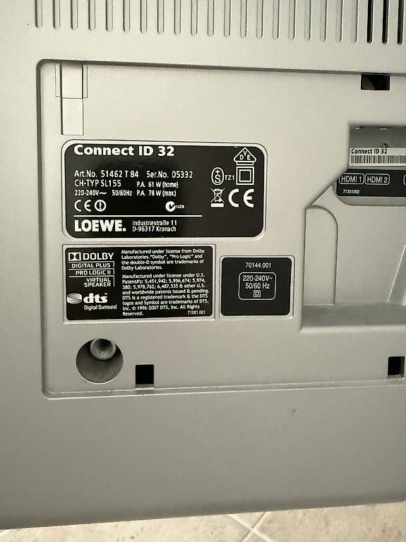Appareils TV: Loewe TV ID Connect 32 – D'occasion à Bürglen UR par ste_52pm 2