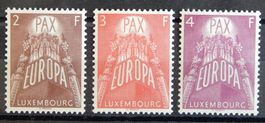Luxemburg Kat. 572-574 ** 1957 Kat. 200 Euro