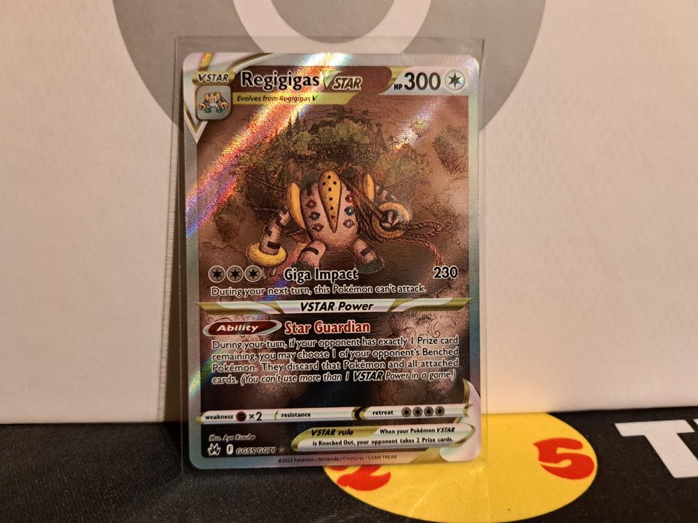 REGIGIGAS VSTAR ALT ART CROWN ZENITH POKEMON KARTE EN Kaufen auf Ricardo