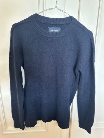 Zadig & Voltaire blue patch stars cashmere sweater size S