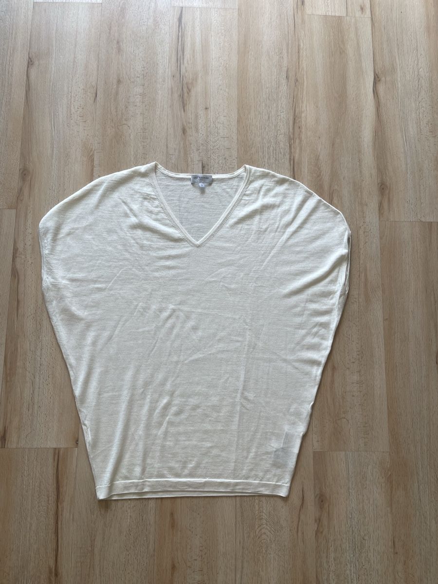 Maglioni & Felpe: Pull Eric Bompard cachemire soie blanc cassé T. Unique bon e – Usato da Kloten venduto da Vermicelles 4