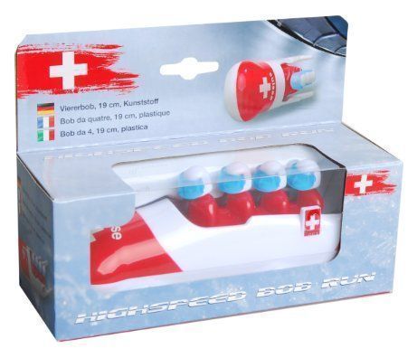 Giocattoli: Aktion Schweizer Bob, Schlitten, Viererbob, 19cm, neu – Nuovo e nell'imballaggio originale da Turbenthal venduto da TopToys