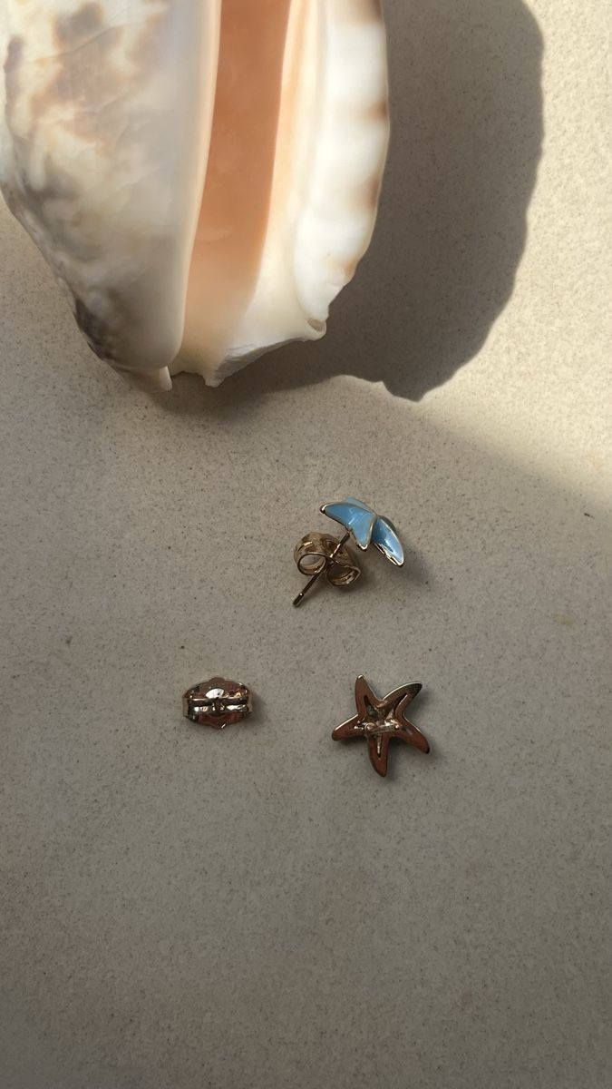 Orecchini pendenti & Orecchini a lobo: Orecchini a stella marina blu argento nuovi – Nuovo e nell'imballaggio originale da Lugano venduto da yul_fhg2 4