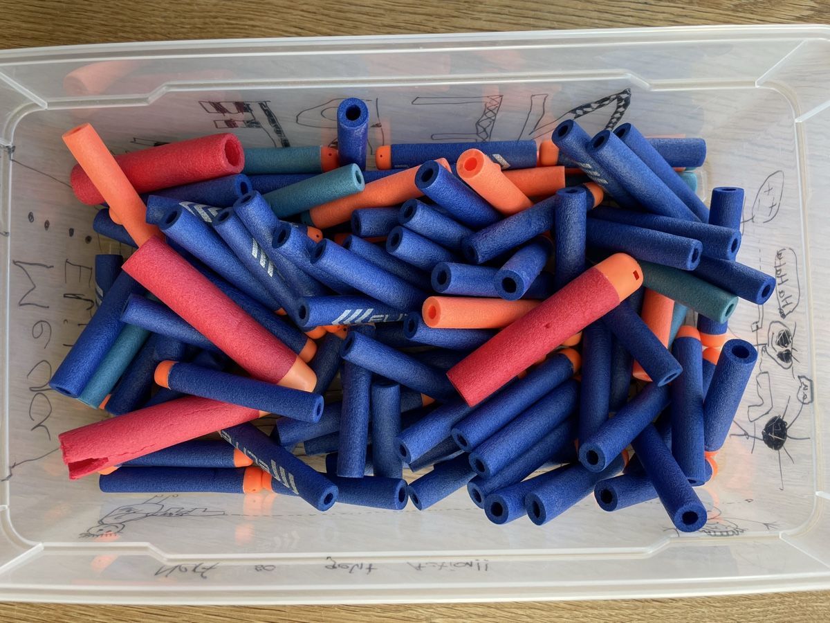 Nerf Jouets: Nerf 7-teilig inkl. Patronen – D'occasion à Zürich par piervier4 5