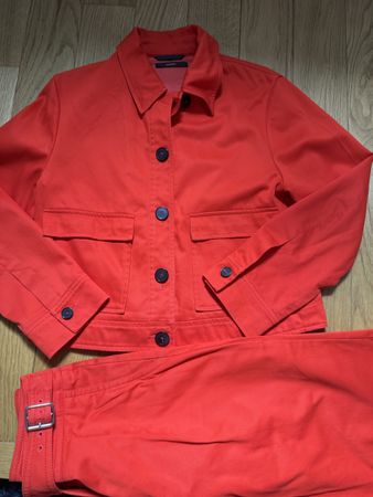 Windsor Damen Jacke und Hose rot Baumwollmix guter Zustand