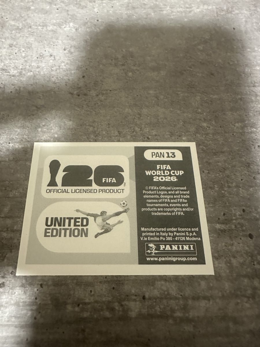 Panini Carte collezionabili: PAN 13 , FIFA WORLD CUP 2026 PANINI  – Nuovo (secondo la descrizione) da Frauenfeld venduto da 1PegPeg1 1