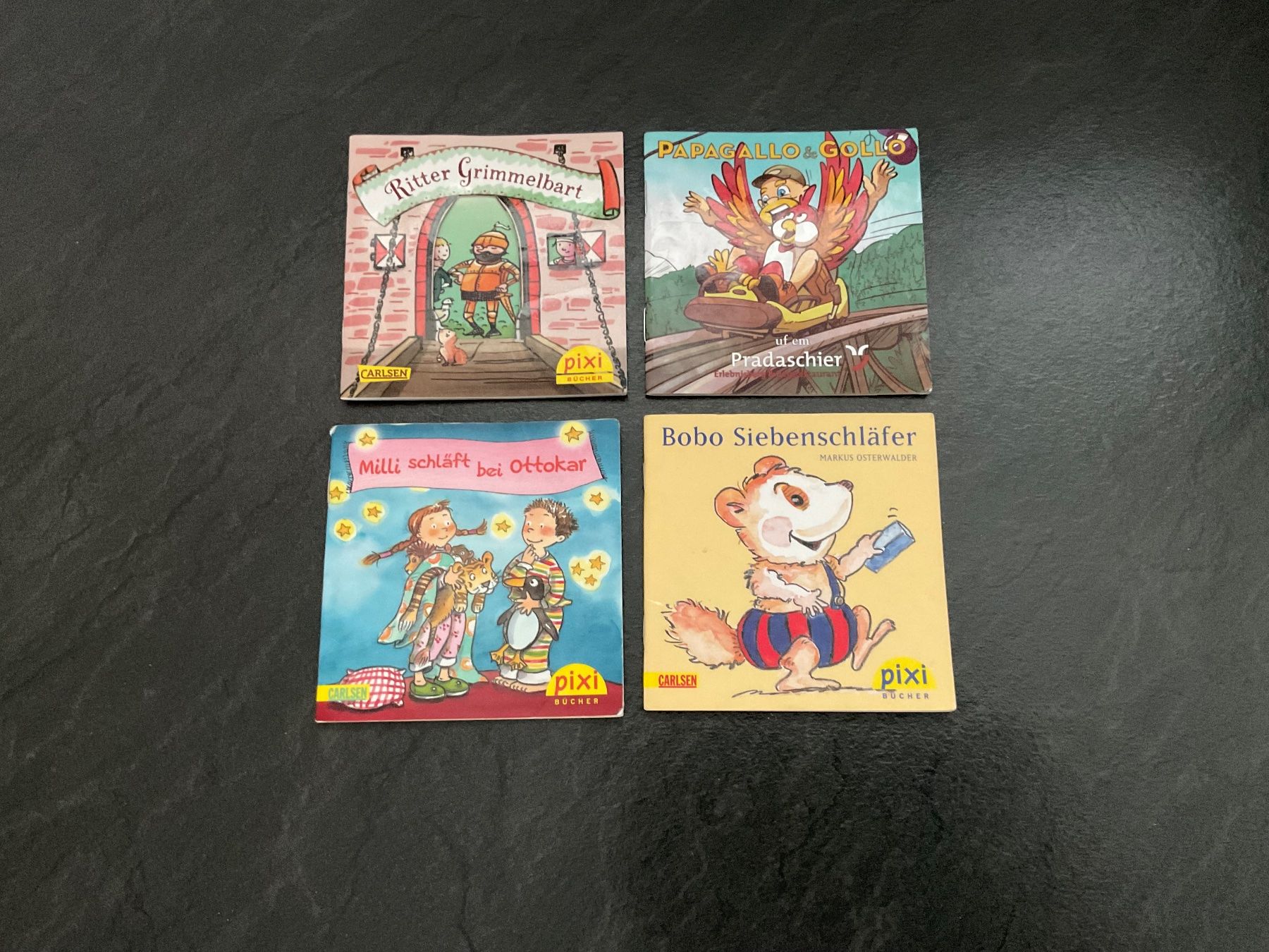 Bücher: 4 Pixi Bücher Ritter Grimmelbart Bobo Milli – Gebraucht aus Wetzikon ZH von Gerbera5