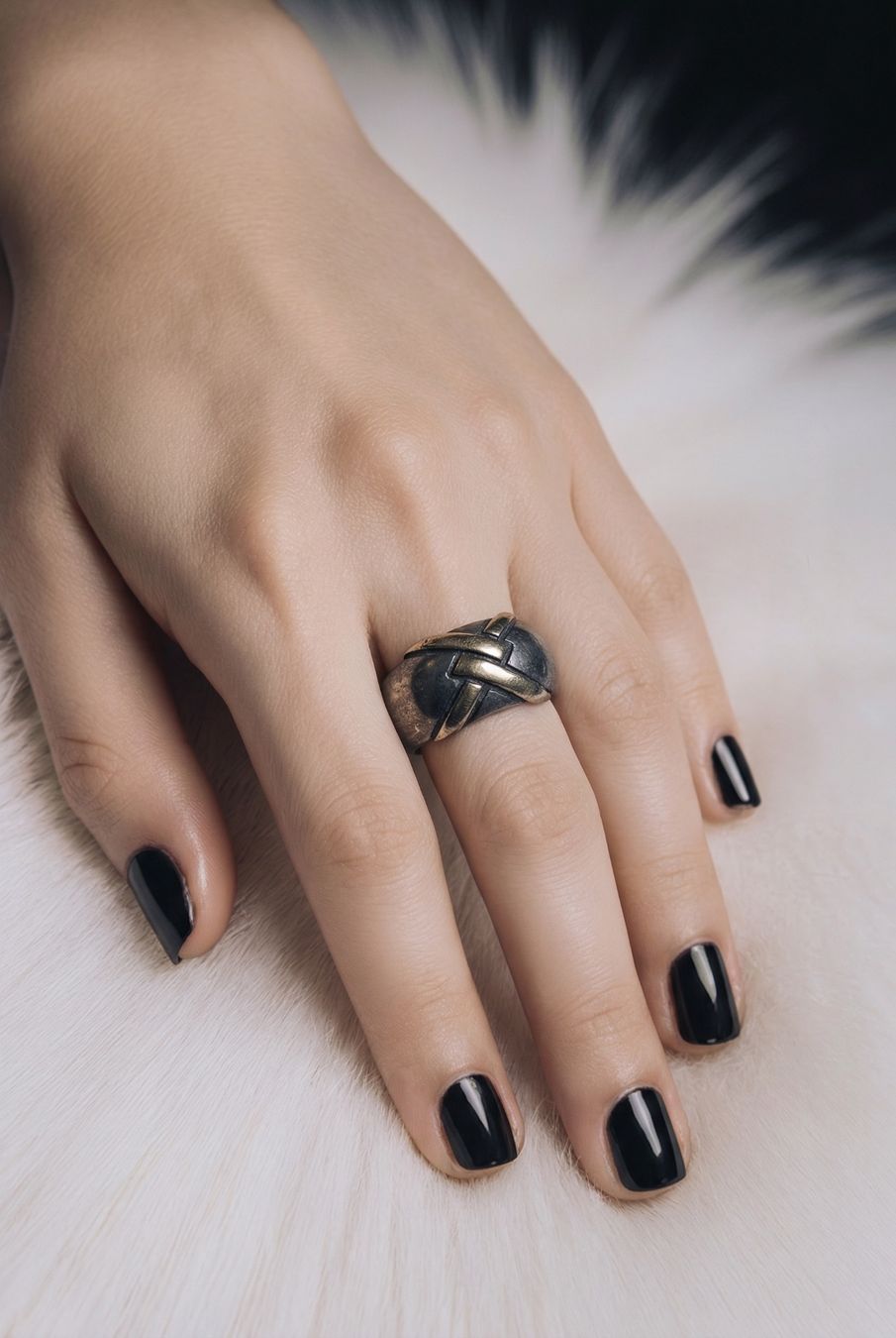 Anelli: Silberring 925 Fingerring mit Vergoldung – Nuovo e nell'imballaggio originale da Basel venduto da Chili007 1