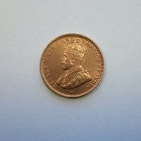 1/2 Cent , 1926 , Bronze , Ceylon .