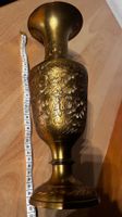 Messing Vase aus Indien, Vintage, 32cm hoch, Top!