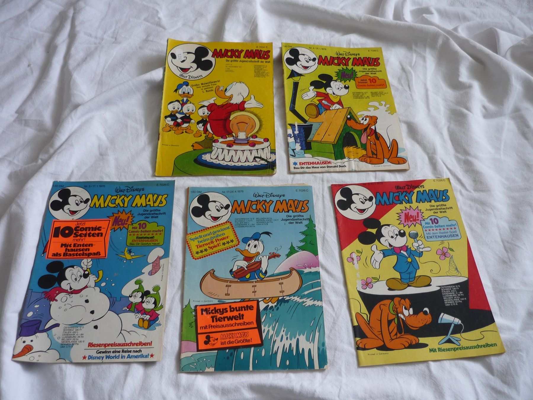 Fumetti: 22x Micky Maus 1974 + 1976 - Comics Walt Disney – Usato da Beringen venduto da Flatretriever 2