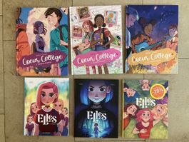 BD: Elles 1-3 + Coeur Collège 1-3