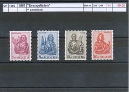 1961 "Evangelisten", ** postfrisch