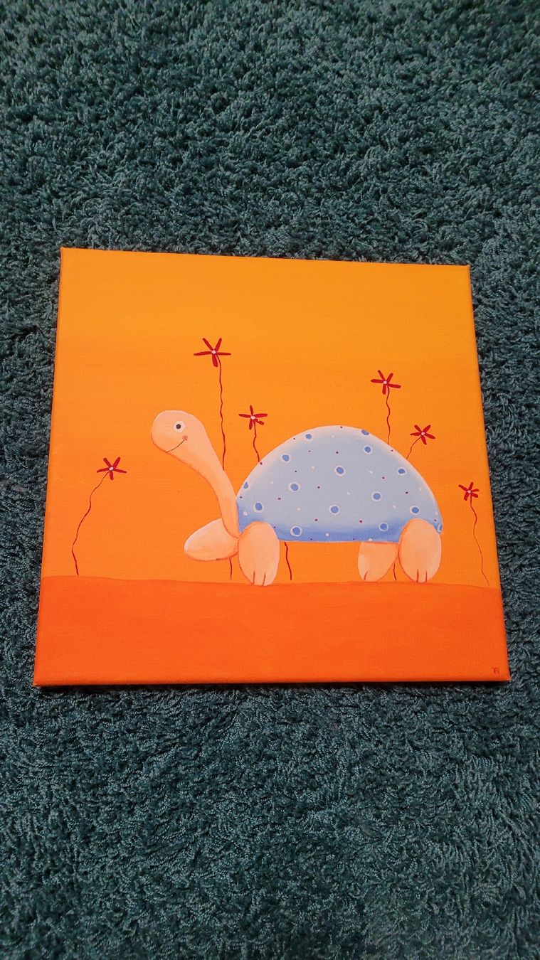 Poster & Bilder: Süsses Acrylbild Kinderzimmer 4 von 5 – Gebraucht aus Warth von aussieaussie