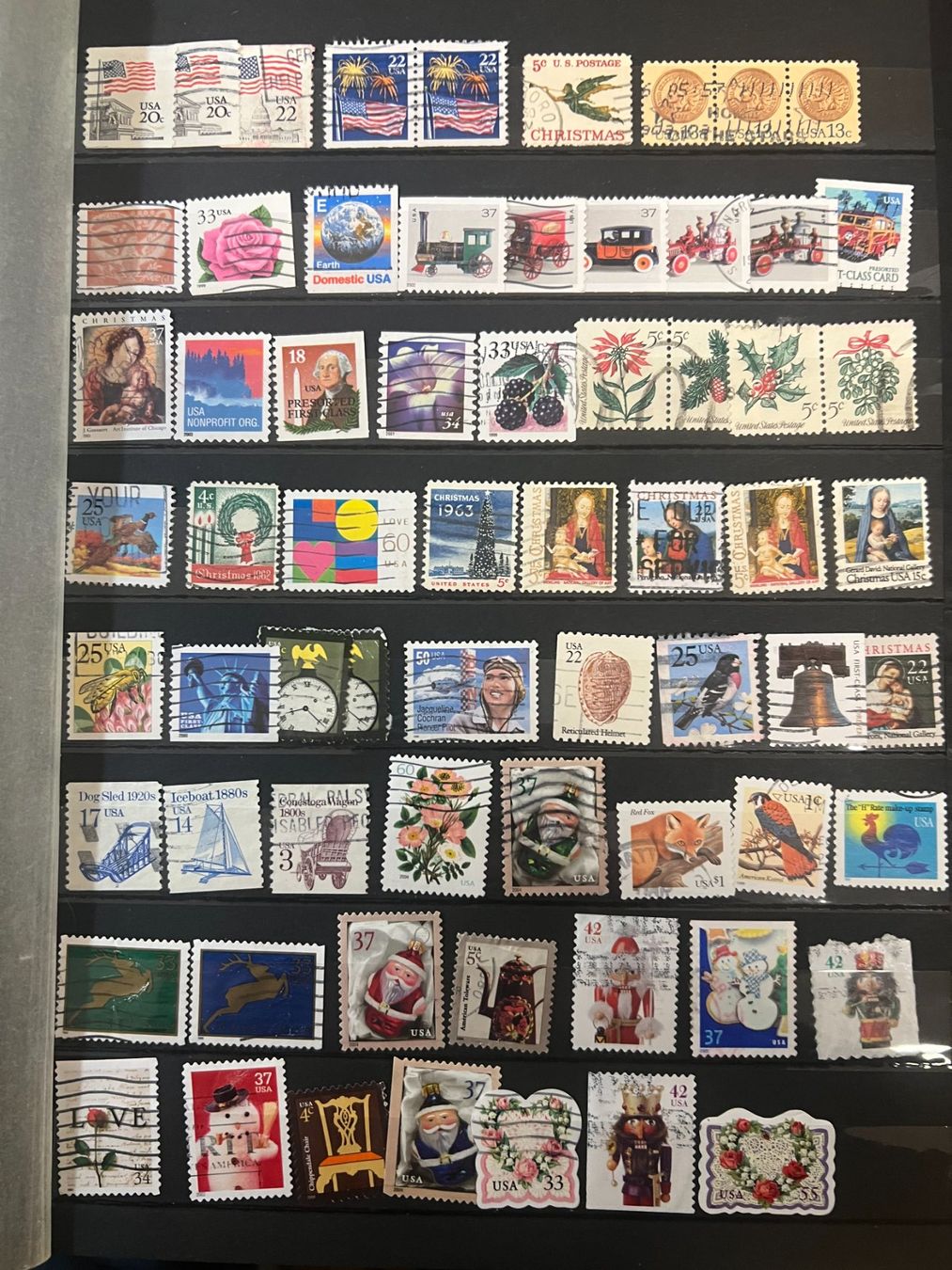 Alle Briefmarken: Album timbres USA – Gebraucht aus Lausanne von ffhoud 4