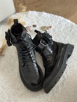 Schwarze Boots von Zara, Gr. 35 