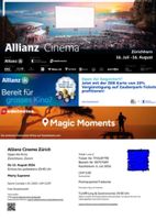 2x Allianz Cinema Zurich Tickets - 13. August 2026