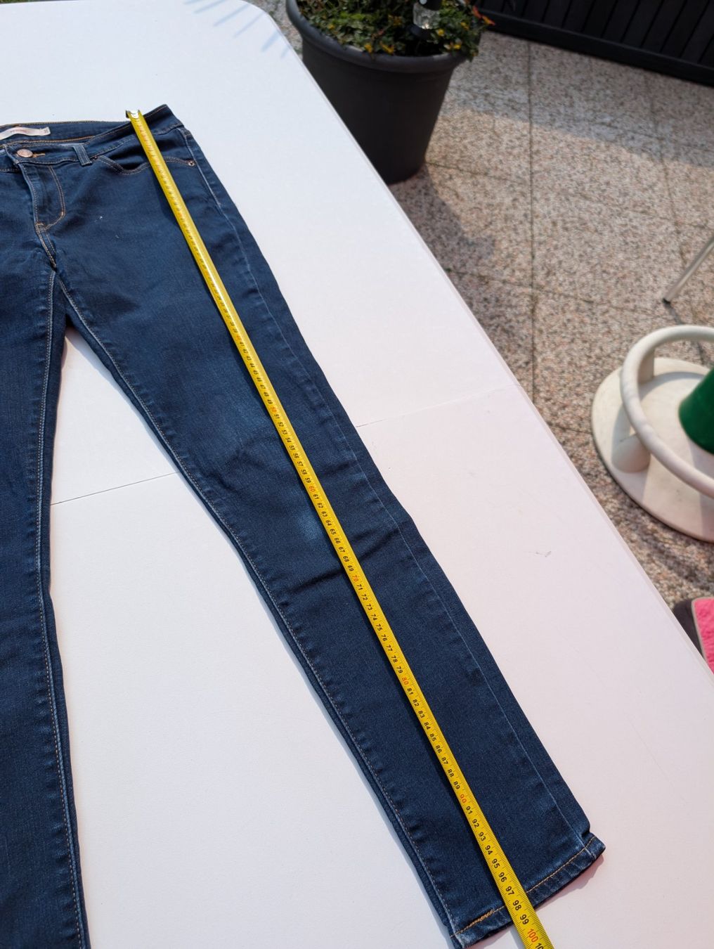 Levi's Jeans: Levi's Damen Jeans, Grösse 31, Dunkelblau, Elastan – Gebraucht aus Cugnasco von tizianaq 2
