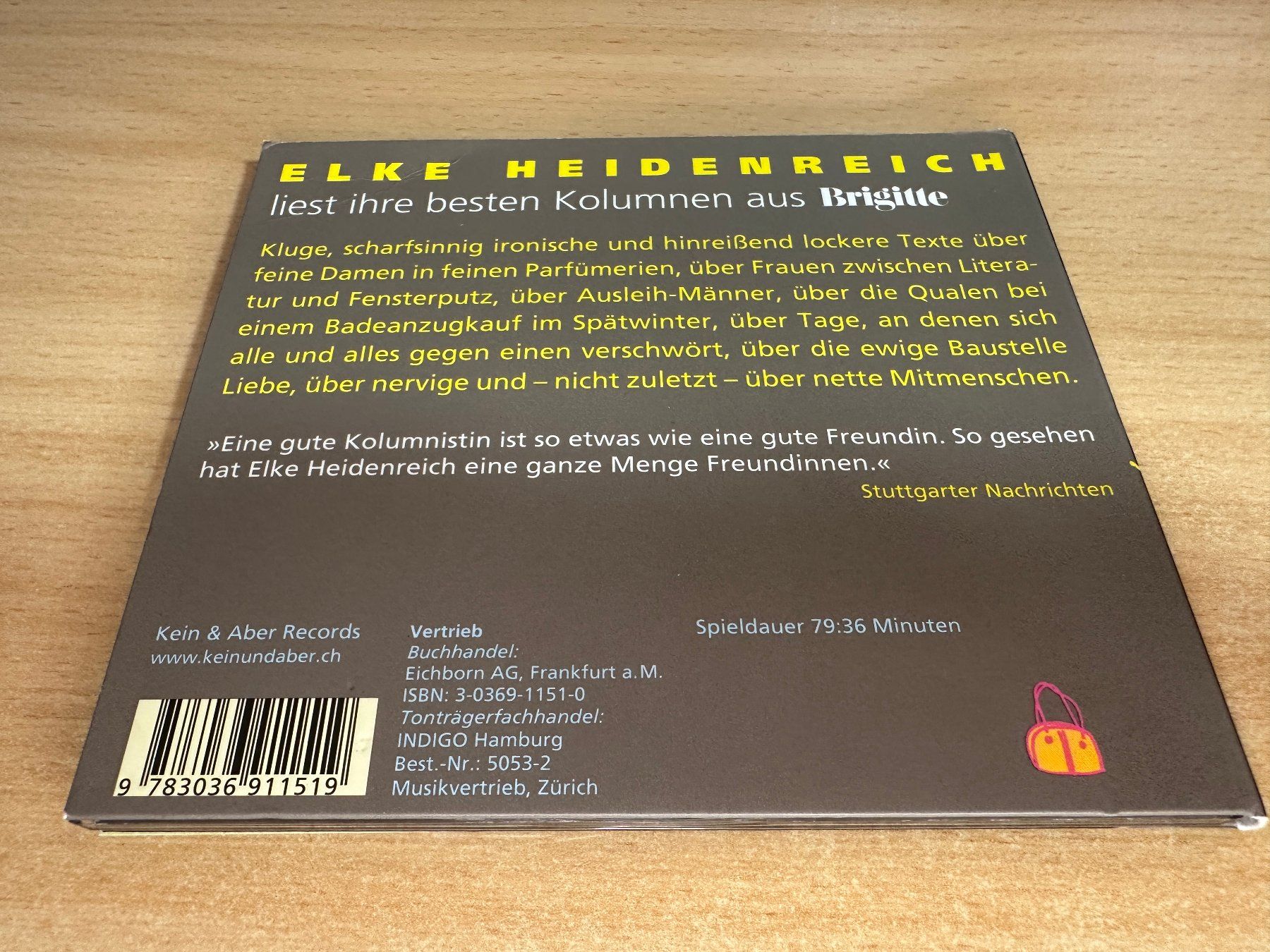 Audiolibri: Elke Heidenreich – Also ... – Usato da Rikon im Tösstal venduto da Alpenmutz 1