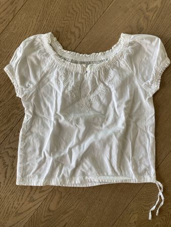 Mädchen Bluse weiss Grösse 104 L.O.G.G H&M guter Zustand
