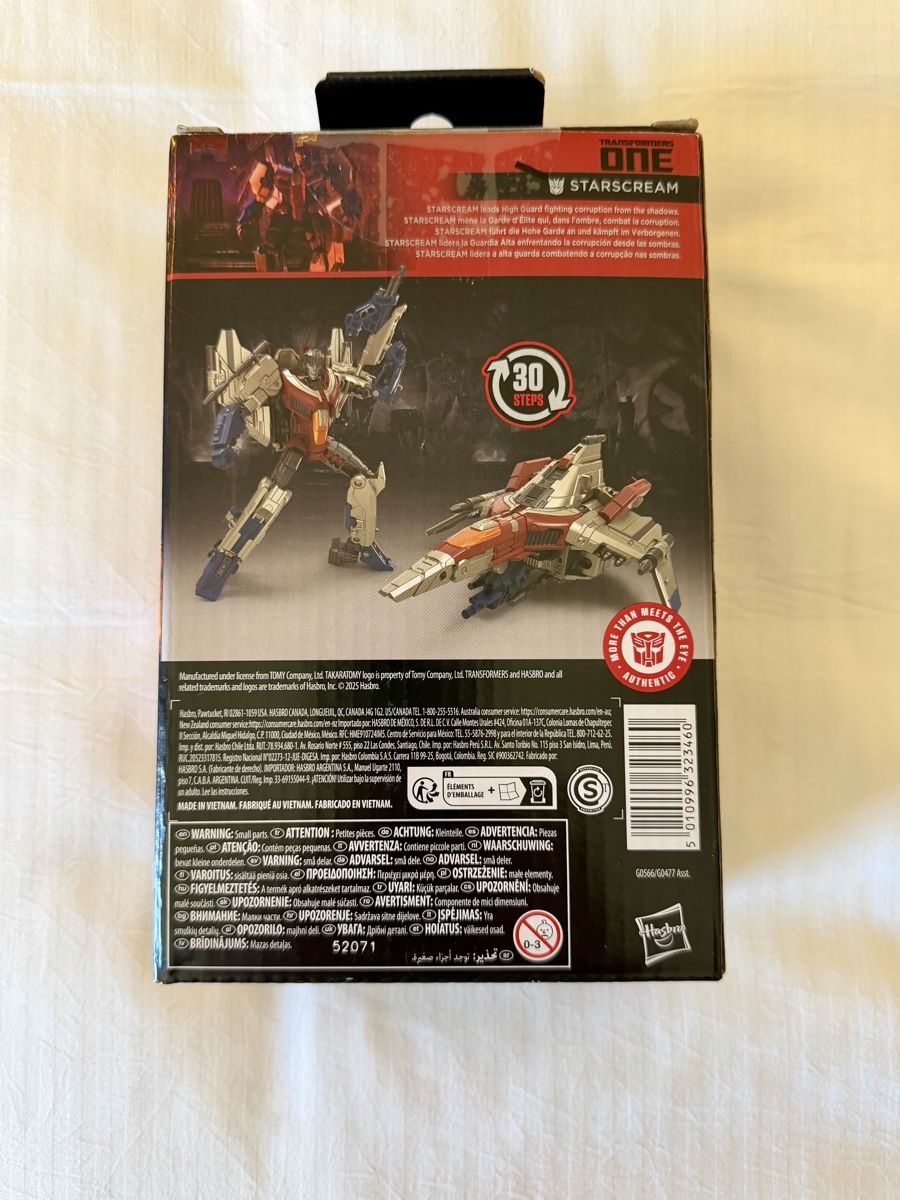 Hasbro Statuette: Transformers Studio Series Starscream One – Nuovo e nell'imballaggio originale da Oberembrach venduto da theZaz 1