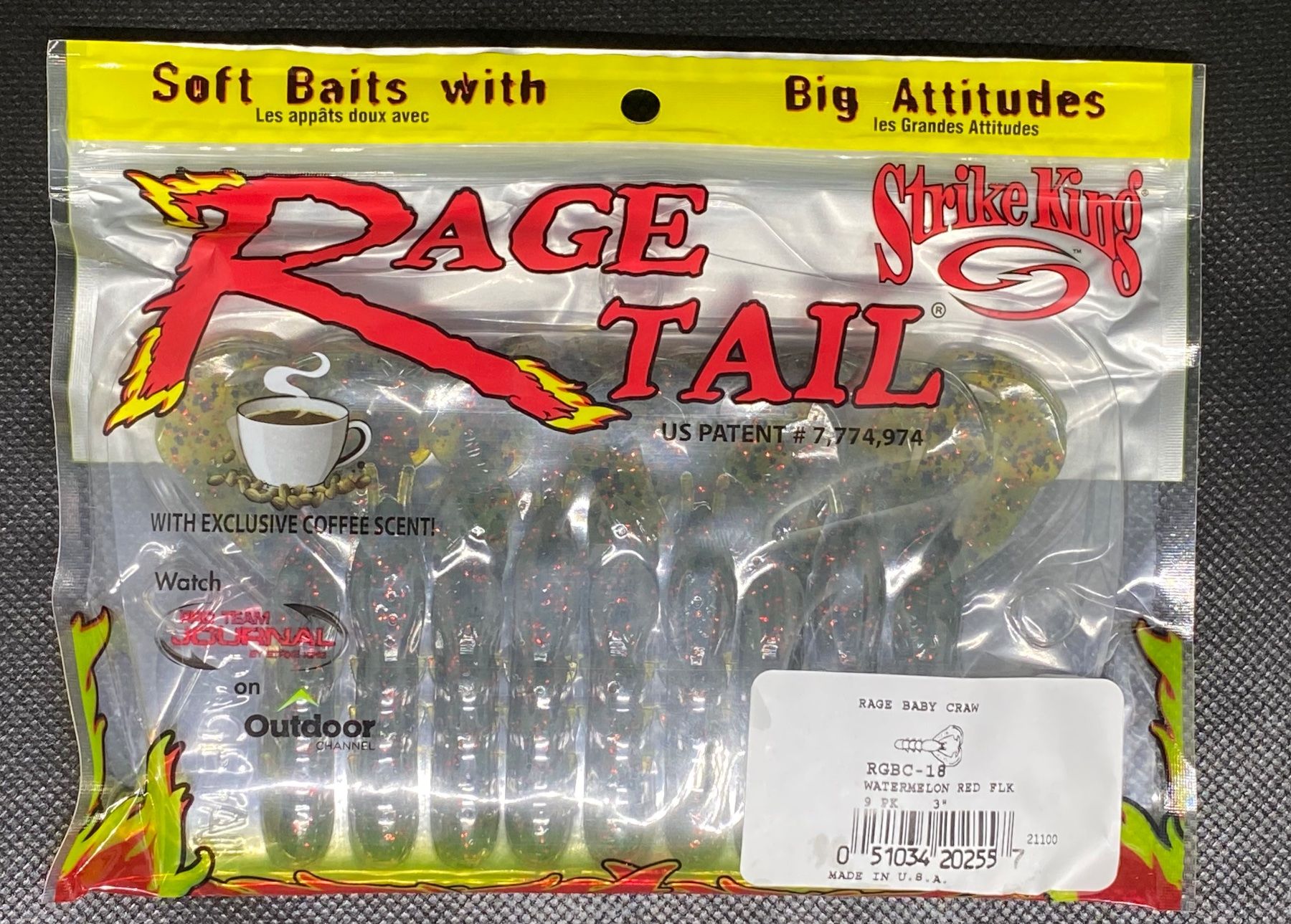 Köder: Strike King Baby Craw - 7.5 cm – Neu und originalverpackt aus Widnau von Fishingtackle_Oggy 2