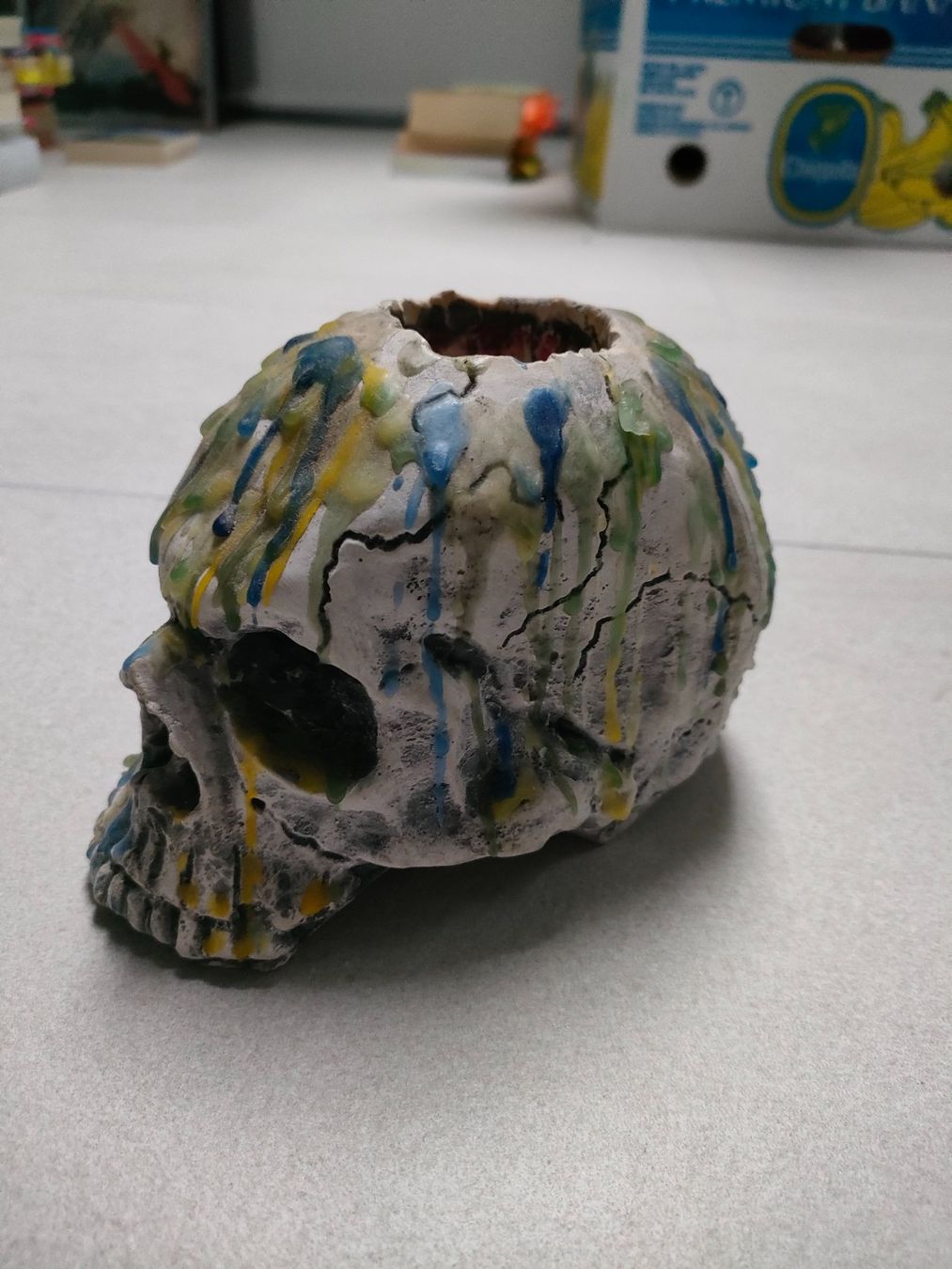 Portacandele: Kerzenständer Totenkopf – Usato da Aarburg venduto da Frys 3