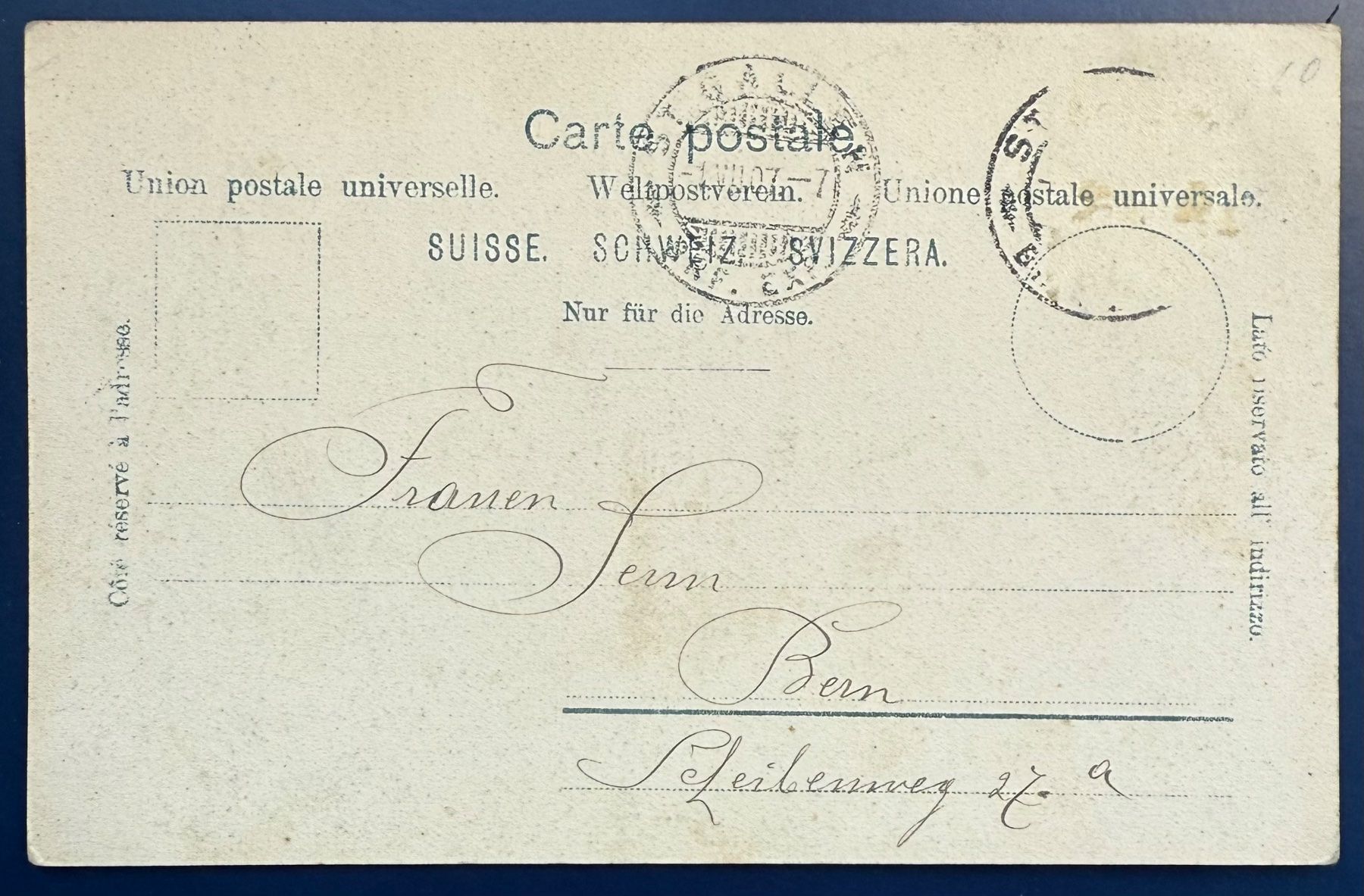 Cartoline postali: AK: St. Gallen. Teilansicht um 1900 – Usato da Bern venduto da felberunderground 1
