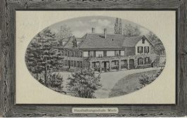 Haushaltungsschule Worb, Prägedruck,1912
