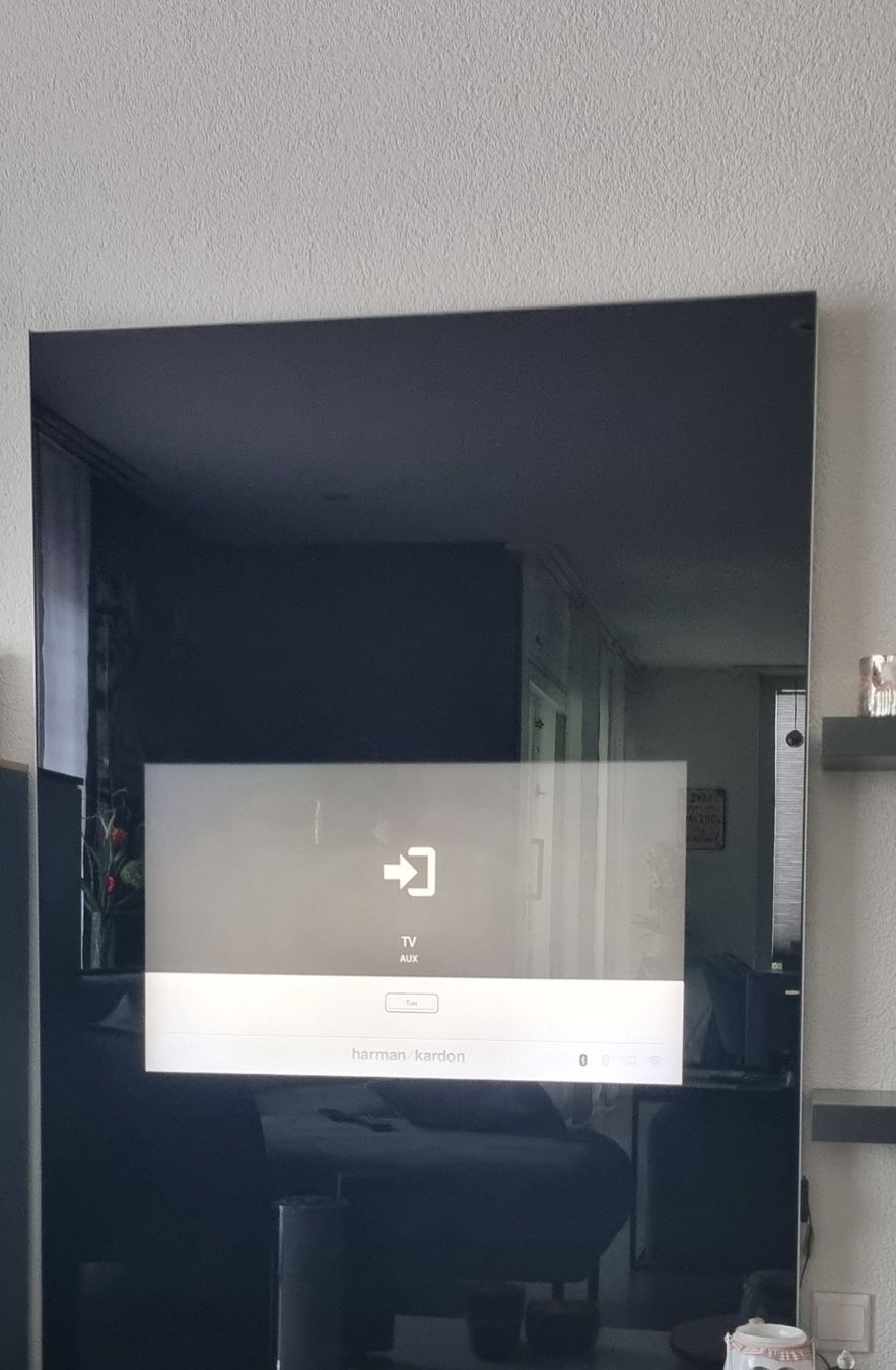 Fernseher: TV Modul Ad Notam Mirror Image mit Glas- Paneel – Gebraucht aus Windisch von Firstspace 2