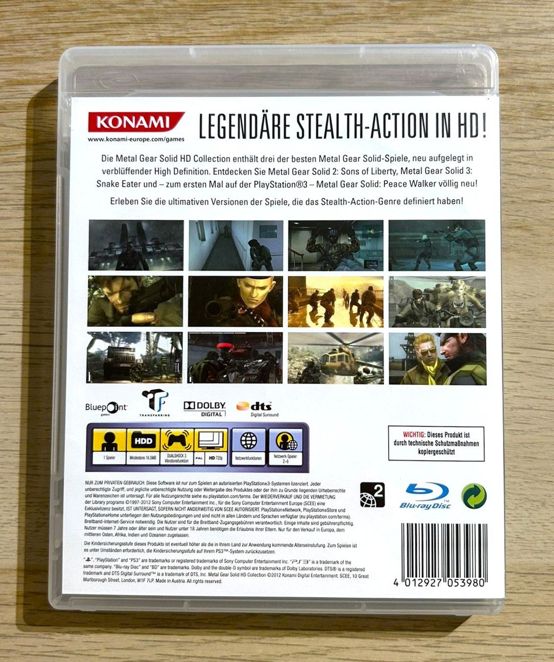 Giochi: Metal Gear Solid HD Collection PS3 – Usato da St. Gallen venduto da Alpine.Arcade 1