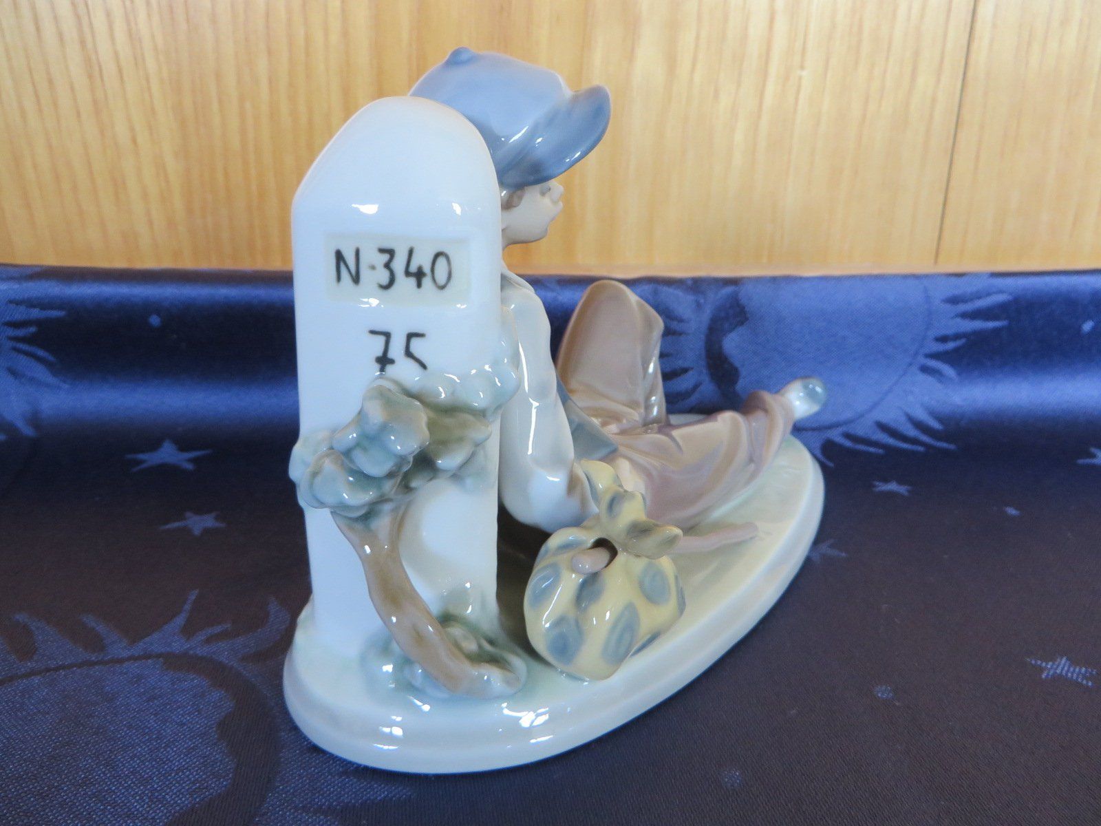 Lladro Statuette: Lladro Figur, Wanderer bei der Rast,1986 – Usato da Langrickenbach venduto da zwiebel03 5