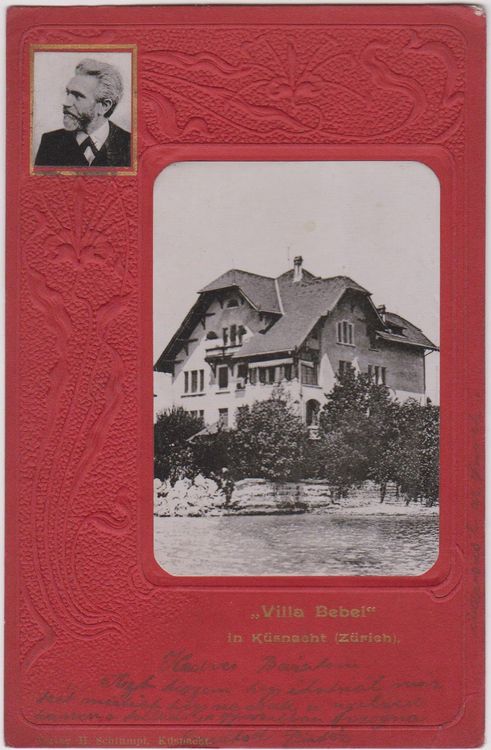 Präge Ak Küsnacht B Zürich Villa Bebel Gel 15 4 1903 Kaufen Auf Ricardo