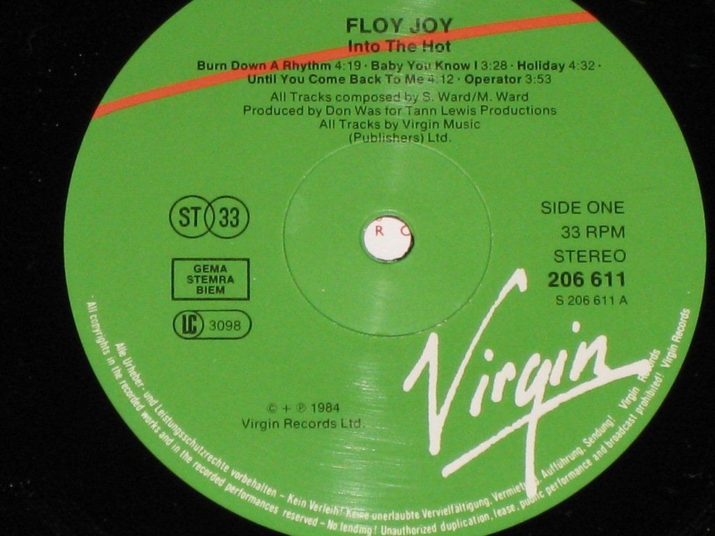 Dischi in vinile: LP - FLOY JOY - INTO THE HOT – Usato da Steckborn venduto da Quo7 1
