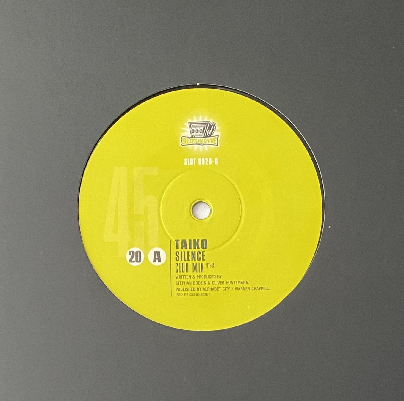 Vinyles: Taiko, Silence (Trance) – D'occasion à Flums par Empe1 2