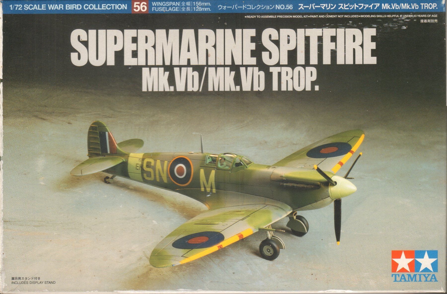 Kit di modellismo & Modellini statici: 1/72 Spitfire Mk.Vb / Mk.Vb Trop Tamiya 60756 – Nuovo e nell'imballaggio originale da Sion venduto da mika-0926