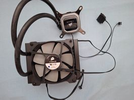 Corsair Wasserkühlung H100i Pro XT gebraucht mit Lüfter
