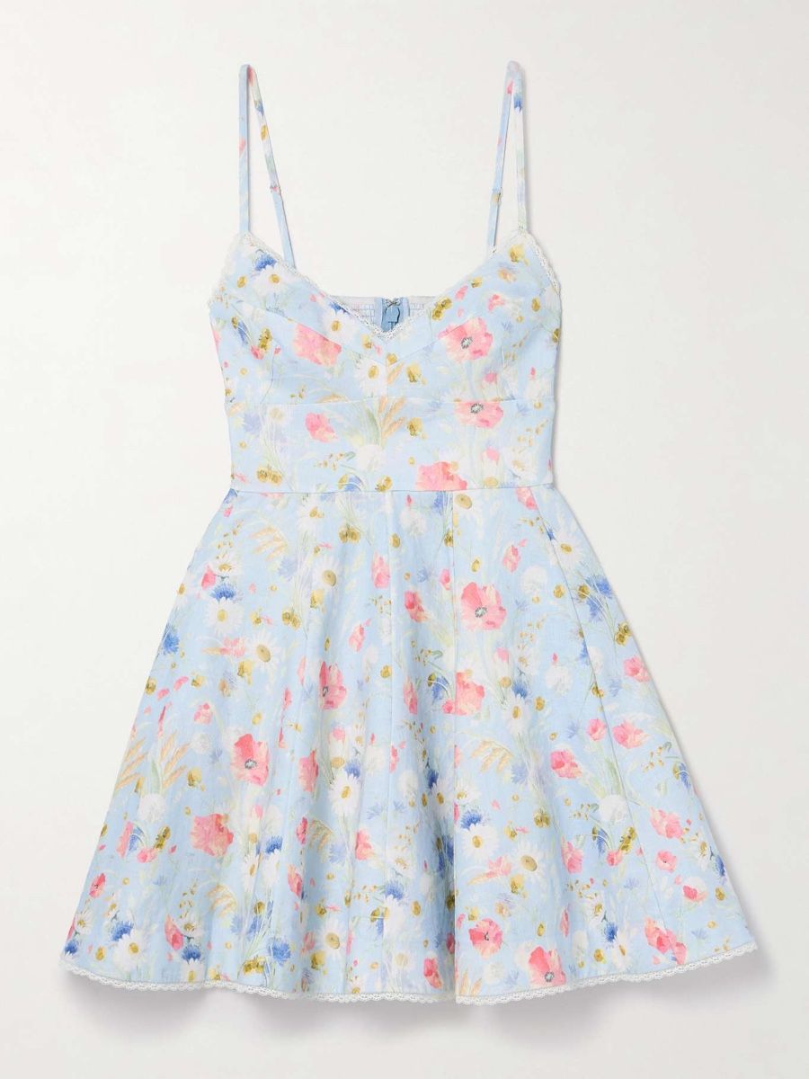 Zimmermann Vestiti: Zimmermann Floral Linen Mini Dress – Usato da St.Josefen venduto da lop_lh8d