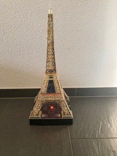 Ravensburger Puzzles: 3D Puzzle Eiffelturm, mit LED – Gebraucht aus Reiden von System07 2