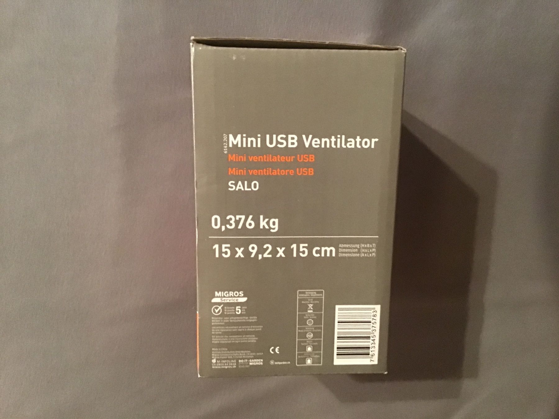 Migros Ventilatori: Mini USB Ventilator SALO 10cm Weiss, neu – Nuovo e nell'imballaggio originale da Rüti ZH venduto da Wernika1 1