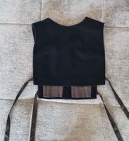 Black velvet top piece
