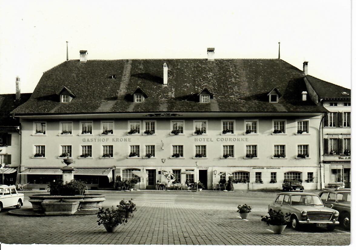 Cartoline postali: Hotel Krone  Aarberg – Usato da Hochdorf venduto da Ziegel-16