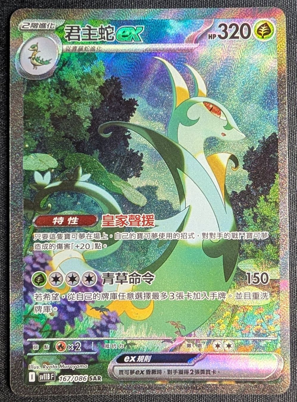 Pokémon Carte collezionabili: Serperior ex SAR Pokemon Card sv11B 167 – Usato da Morges venduto da otaku_trading