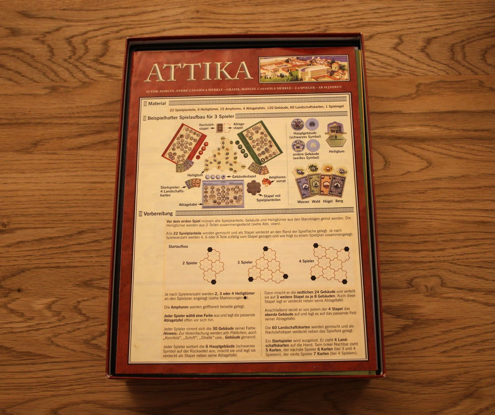 Spiele: Attika von Hans im Glück – Gebraucht aus Münchenbuchsee von Chaoo 1