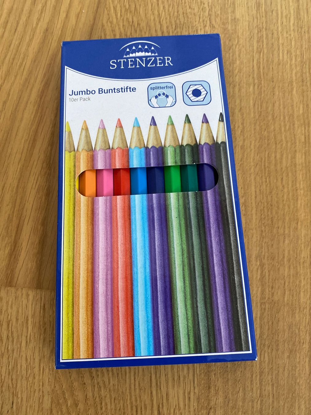 Stifte & Marker: Stenzer Jumbo Buntstifte 10er, NEU! – Neu (gemäss Beschreibung) aus Gächlingen von Tara_devi