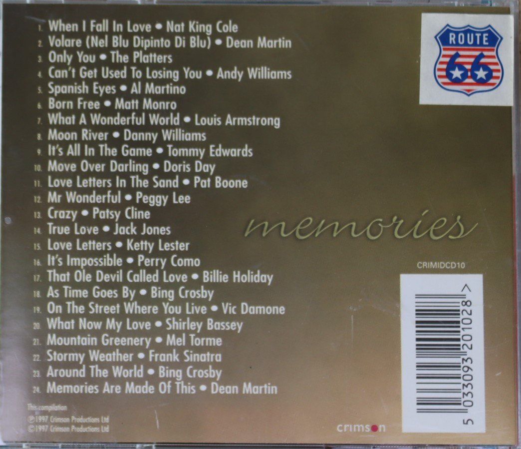 CDs: Memories – D'occasion à Luzern par CONTENTI 2