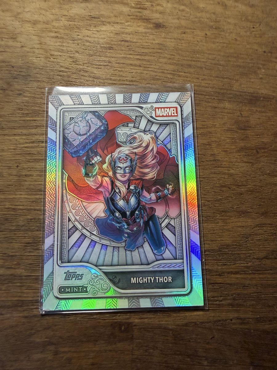Topps Carte collezionabili: 2026 Topps Marvel Mint Mighty Thor #54 Silver Card – Nuovo (secondo la descrizione) da Goldach venduto da pipinio