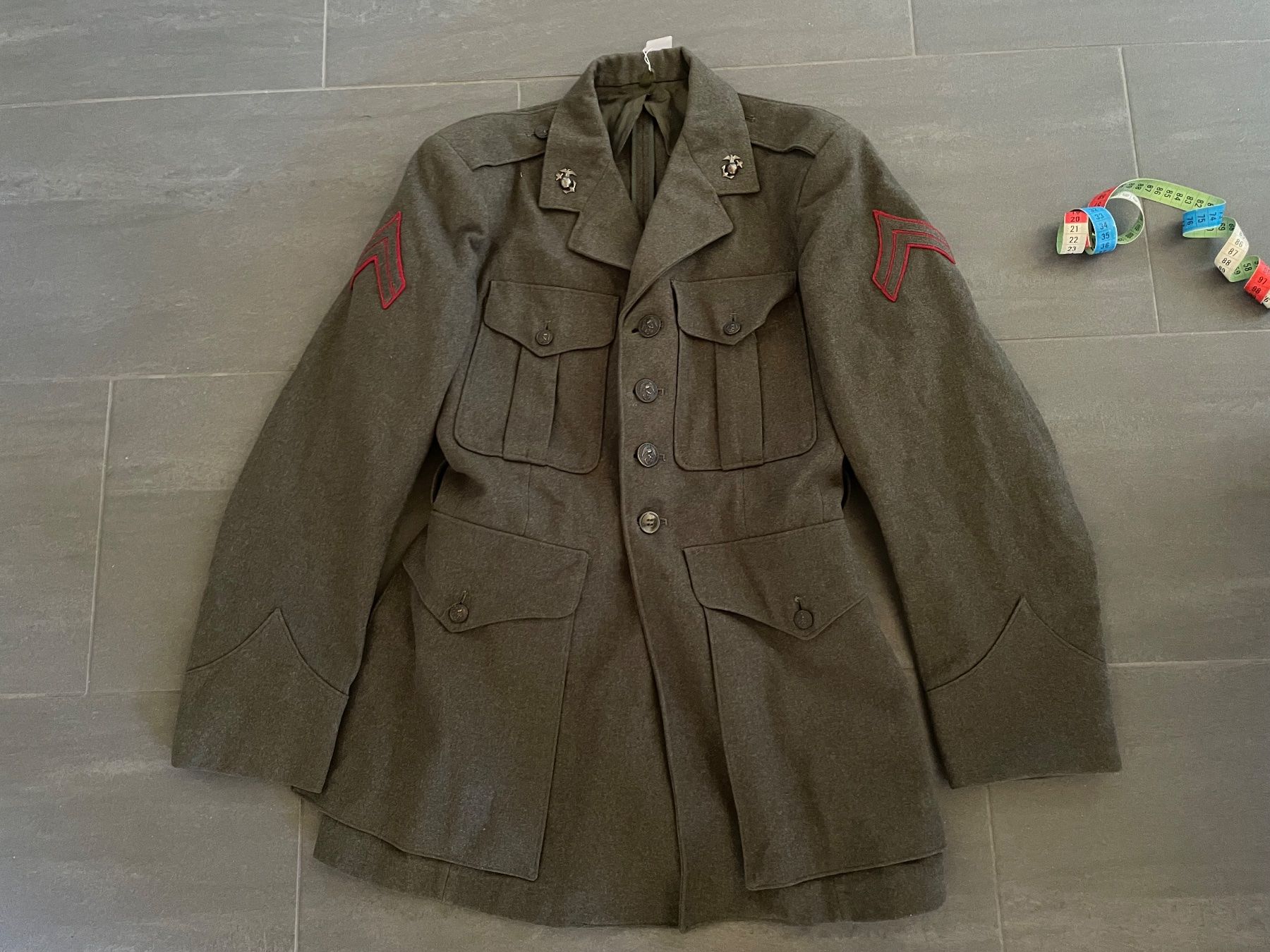 US Army Uniformen: Original USMC service uniform – Gebraucht aus Oberbütschel von Woodie2005 1
