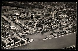 Basel, K. Hüningen, Rheinhafen, Flieger