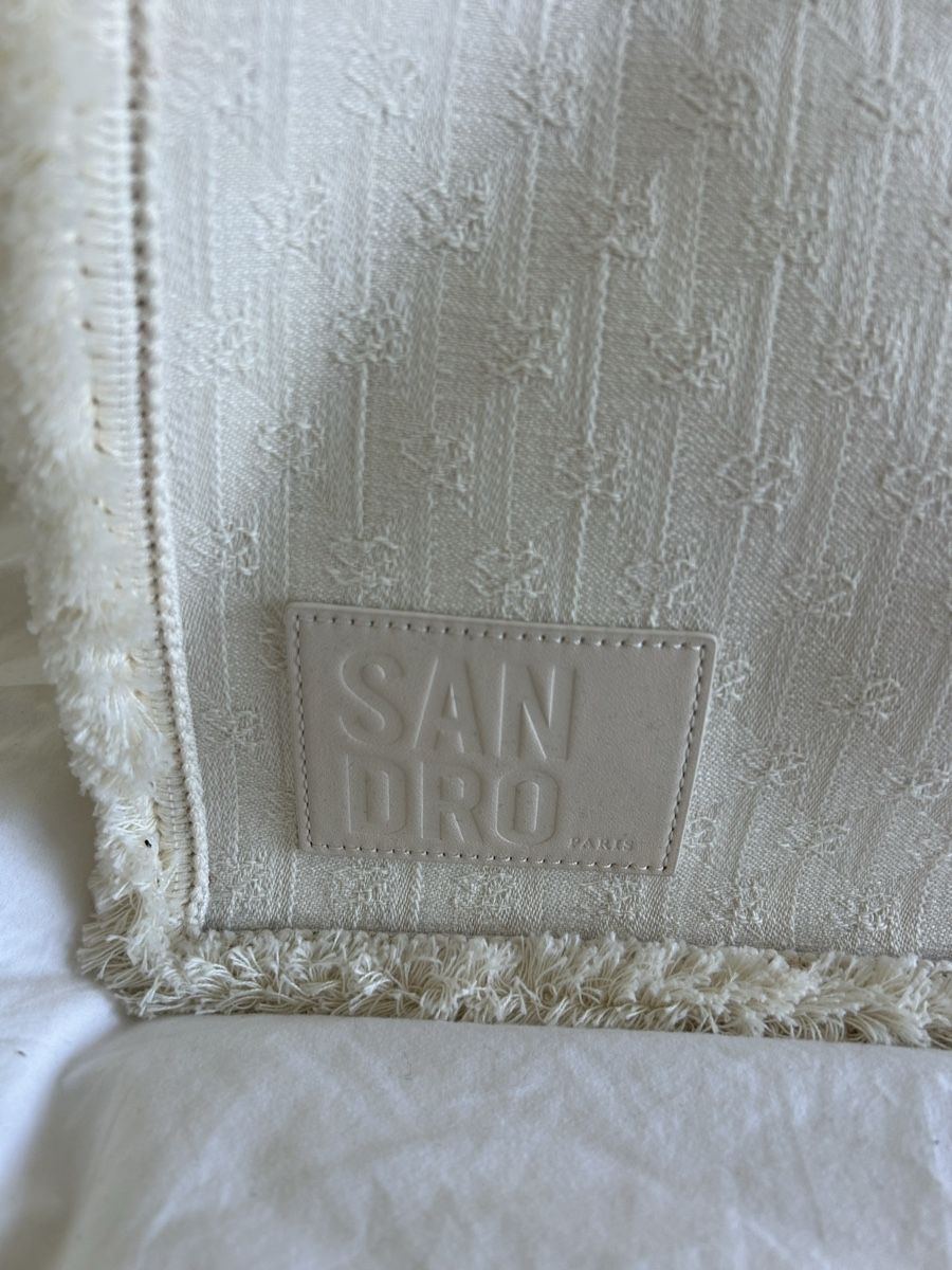 Sandro Borse da donna: Sandro Paris Tote Bag weiss – Usato da Aeugst am Albis venduto da schatzkistee 2